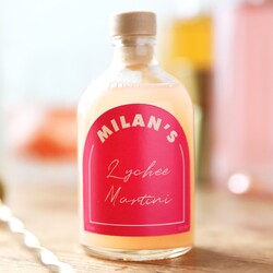 Personalised 100ml Edmunds Cocktails Lychee Martini