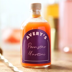 Personalised 100ml Edmunds Cocktails Pornstar Martini