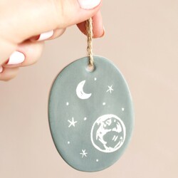 East of India Sgraffito There For You Hanging Decoration