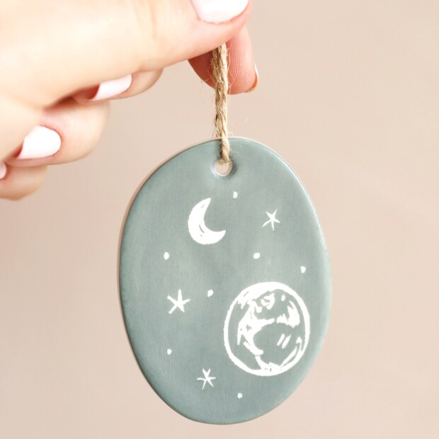 East of India Sgraffito There For You Hanging Decoration East of India Sgraffito There For You Hanging Decoration