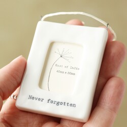 East of India Never Forgotten Mini Hanging Frame