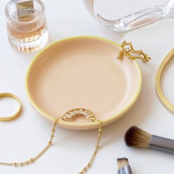 Pastel Orange Ring Dish
