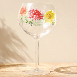 Dahlia Balloon Gin Glass