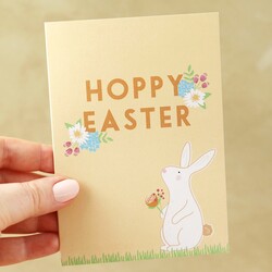 Hoppy Easter Bunny Card