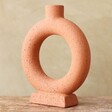 Close-up of Terracotta Candlestick Holder