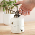 Model holding nozzle for Time To Bloom Bee Plant Mister