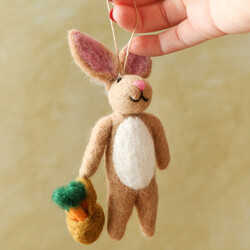Felt Rory the Rabbit Hanging Decoration