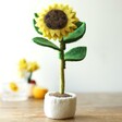 Felt Sunny Sunflower Decoration on Table