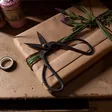 Steel Bonsai Pruning Shears With Brown Paper Wrapped Present
