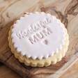 Pink 'Wonderful Mum' Shortbread Biscuit