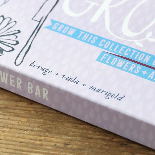 Close-Up of The Edible Flower Bar by Growbar