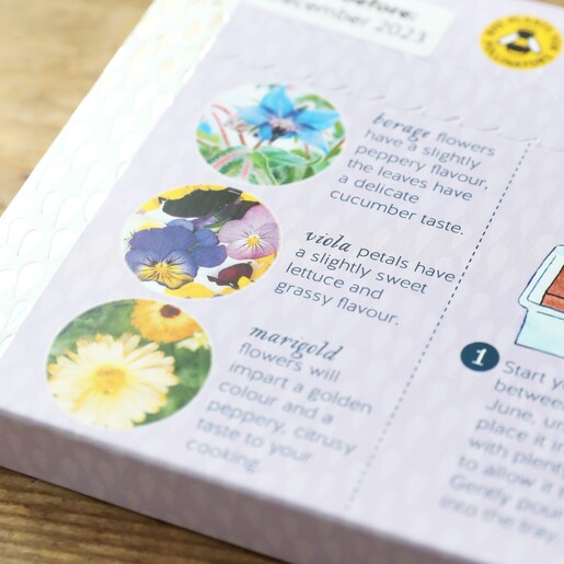 Back of The Edible Flower Bar by Growbar