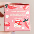 Instructions on Packaging for Gnaw Strawberries and Cream White Chocolate Bombe