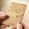 Gold The Moon Tarot Card Bracelet on Packaging