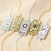 Gold and Silver Tarot Card Bracelets
