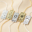 Gold and Silver Tarot Card Bracelets