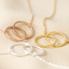 Group Shot of Gold Silver Rose Gold Necklaces