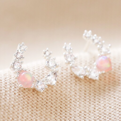 Opal and 2025 pearl earrings