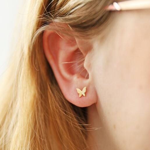 Buy Inarah Butterfly Diamond Stud Earrings Online  CaratLane
