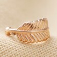 Tiny Rose Gold Sterling Silver Feather Ear Cuff