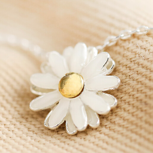 Sterling Silver Daisy Pendant Necklaces For Girls Of All Ages (12-18 I –  Loveivy.com