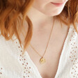 Lisa Angel Ladies' Gold Stainless Steel Taurus Pendant Necklace