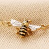 Lisa Angel Ladies' Delicate Gold Bumblebee and Daisy Anklet