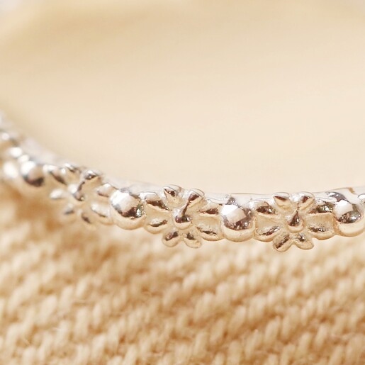 Sterling Silver Daisies Ring Delicate Sterling Silver Daisies Ring