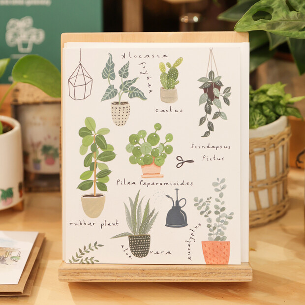 Illustrated Plant Greetings Card | Lisa Angel