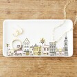 Long Townhouse Design Trinket Dish with Jewellery