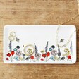 Long Wildflower Trinket Dish with Jewellery from above