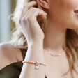 Lisa Angel Ladies' Personalised Handmade Pearl and Sterling Silver Toggle Bracelet
