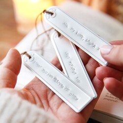 Personalised Hand-Stamped Metal Tag