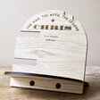 Personalised The Legend Wooden Accessory Stand Engraved with Name