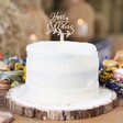 Personalised Name Gold Acrylic Cake Topper