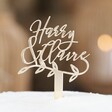 Personalised Name Gold Acrylic Cake Topper