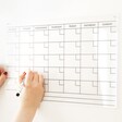 Model Writing on Small Wipeable Acrylic Wall Planner