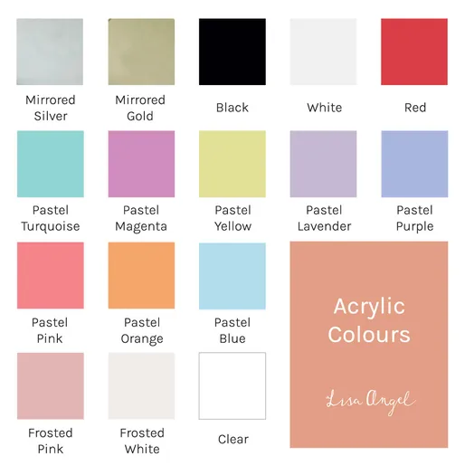 Acrylic Colour Examples