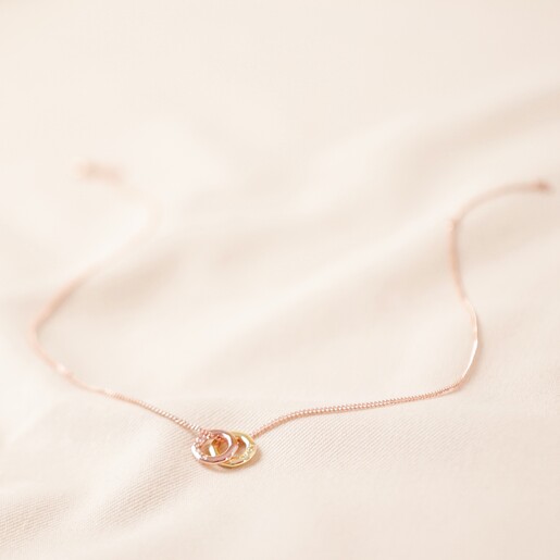 Full Length Personalised Organic Hoops Necklace