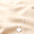 Full Thirty Birthday Sterling Silver Disc Necklace