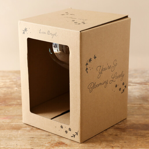 Lovely Mum Floral Gin Glass in Packaging