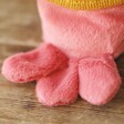 Close Up of the Bottom of the Jellycat Cozy Crew Lobster Soft Toy