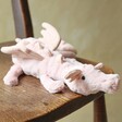 Jellycat Little Rose Dragon on Chair