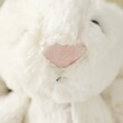 Close up of Jellycat Medium Bashful Cream Bunny Soft Toy
