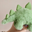 Close Up of Tail on Jellycat Mini Fossilly Stegosaurus Soft Toy