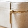 Close Up of the Zip Fastening for the Natural Cotton Jewellery Case