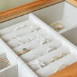 Inside Large Personalised Glass Top Wooden Jewellery Box