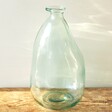 Empty Large Organic Style Glass Vase