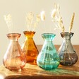 Coloured Recycled Glass Bud Vase Options