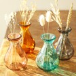 Coloured Recycled Glass Bud Vase Options
